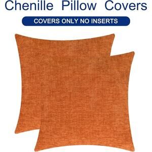 CaliTime Fall Throw Pillow Covers Decorative 18 X 18 Inches Pack of 2
